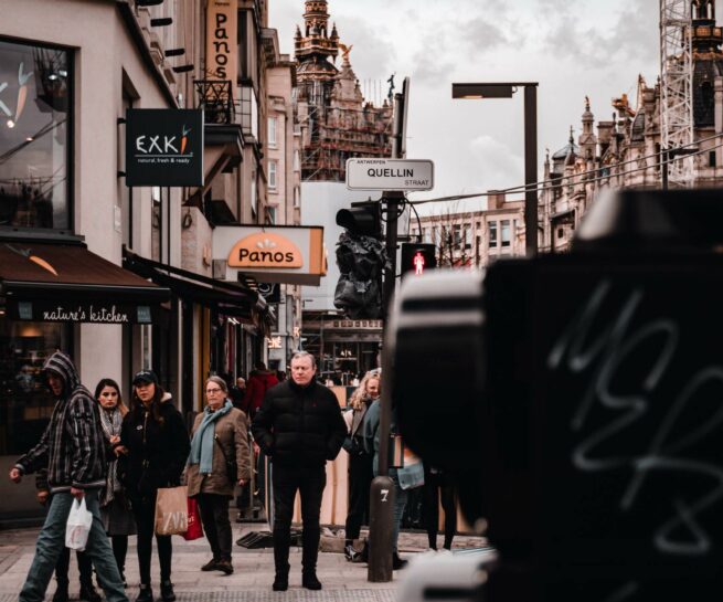 foto van de Meir in Antwerpen, België